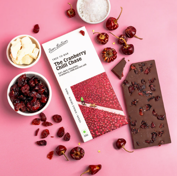 Cranberry Chili Chocolate Bar