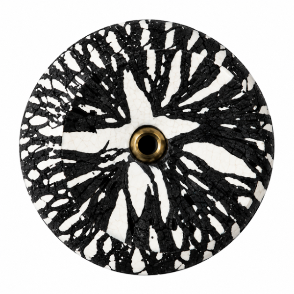 Soojagi Gourd Bottle Black & White