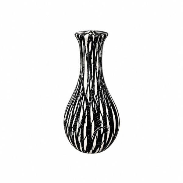 Soojagi Gourd Bottle Black & White
