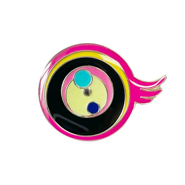 Takashi Murakami Googly Eye Brass Pin