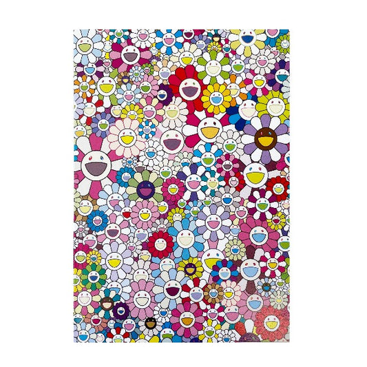 Takashi Murakami Flowers Notecard