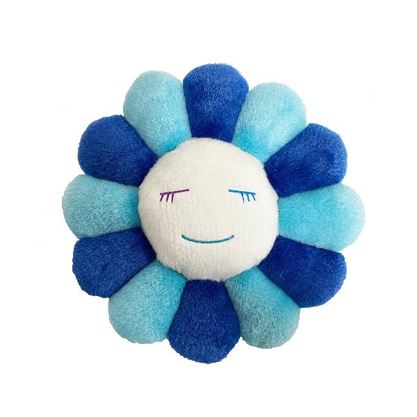 Turquoise Blue Flower Cushion