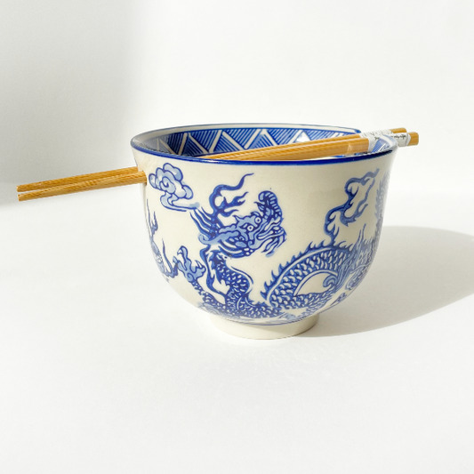 Dragon Bowl w. Chopsticks - Small