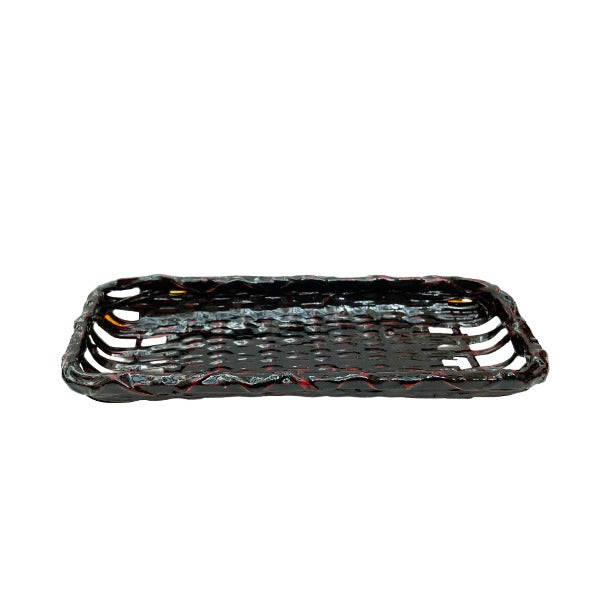 Lacquered Woven Trays