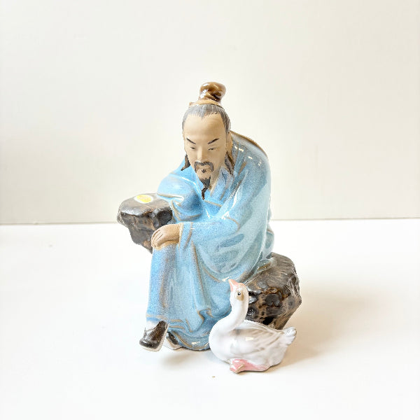Man with Goose Shiwanware