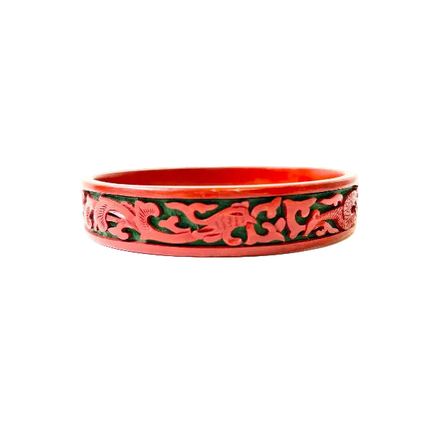 Vintage Cinnabar Bangle