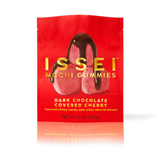 Cherry Mochi Gummies w/Dark Chocolate