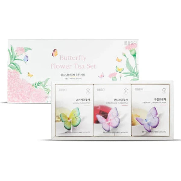 Butterfly Flower Tea Bag Gift Box