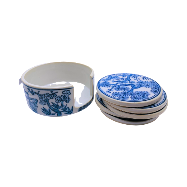 Blue & White Porcelain Coasters