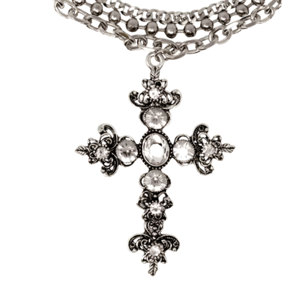 Crystal Cross Necklace