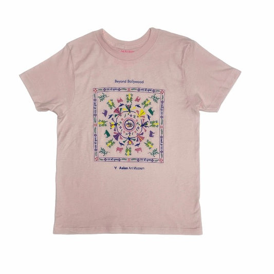 Beyond Bollywood Pink Cotton Youth Tee