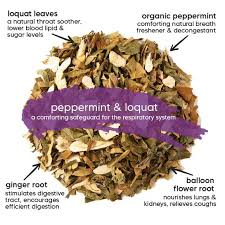 Peppermint & Loquat Herbal Tea
