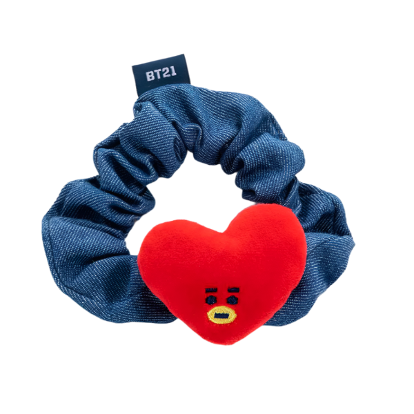 BT21 Denim Scrunchie