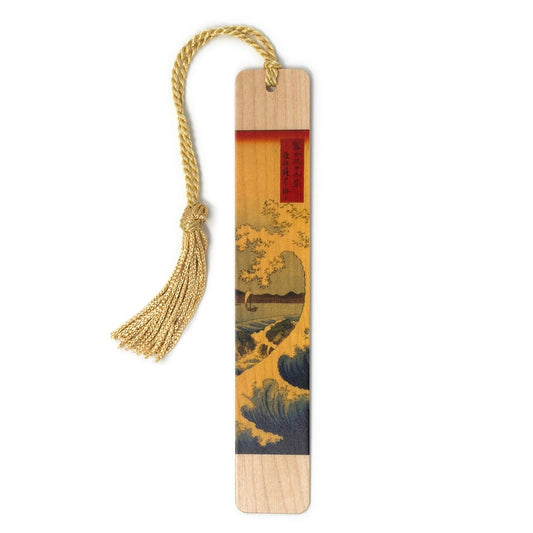 Great Wave Handmade Wooden Bookmark