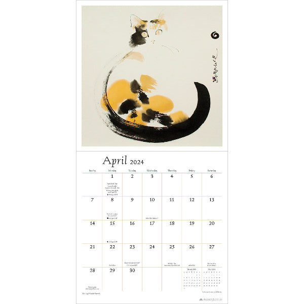 2024 Calendar: The Artful Cat