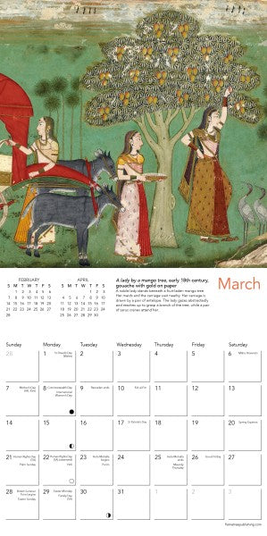 Indian Art 2027 Mini Wall Calendar