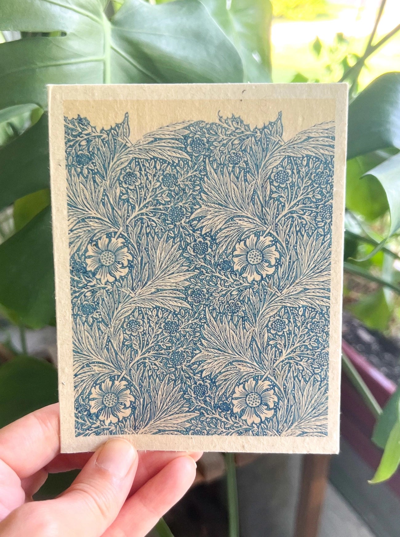 Indigo Floral Plantable Seed Card