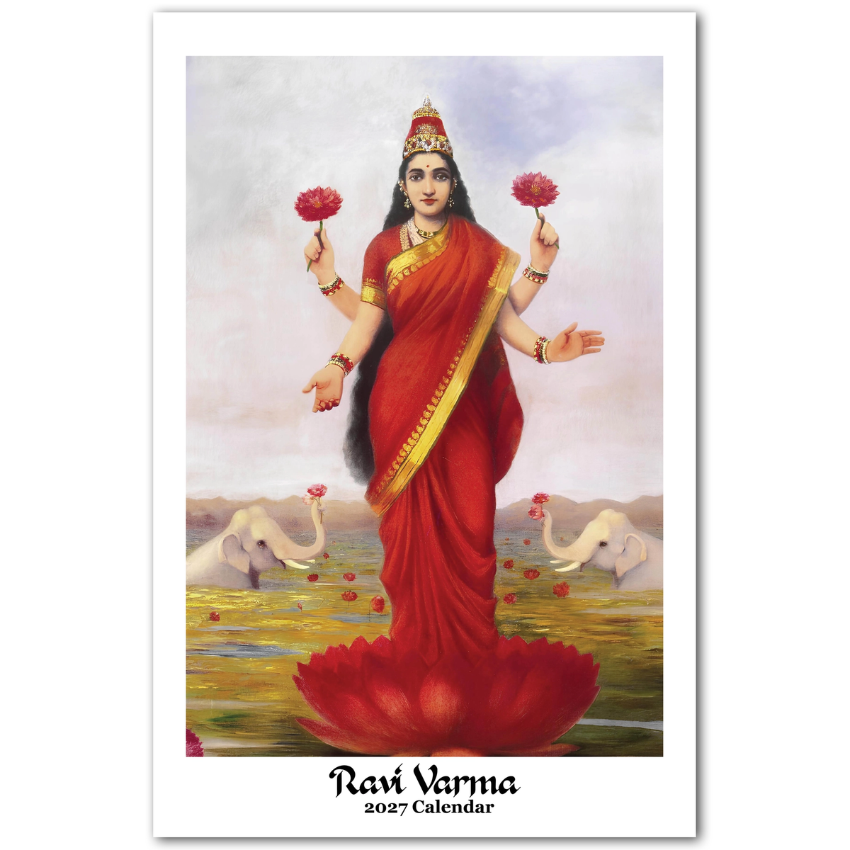 Ravi Varma 2027 Oversized Wall Calendar