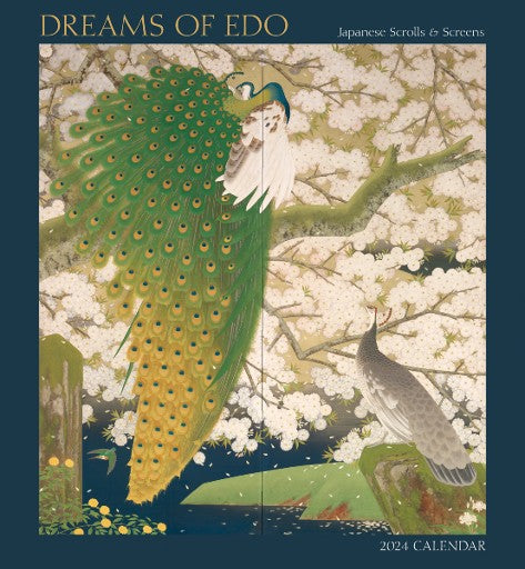 2024 Calendar: Dreams of Edo Japanese Scrolls & Screens