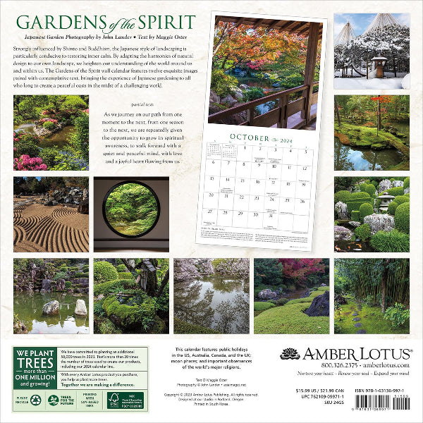 2024 Calendar: Gardens of the Spirit