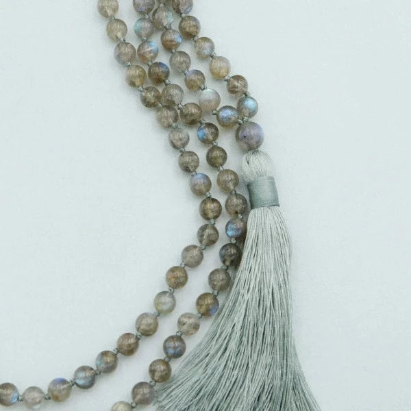 Knotted Gemstone Mala