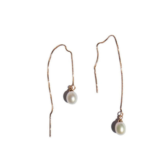 Pearl Thread Earrings