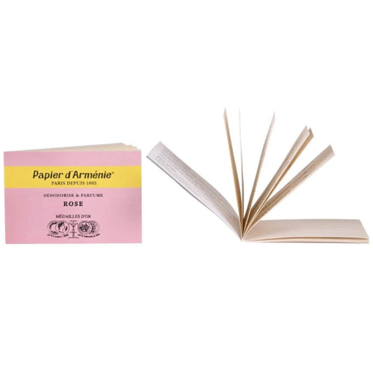 Papier d'Arménie Rose Paper Incense Booklet