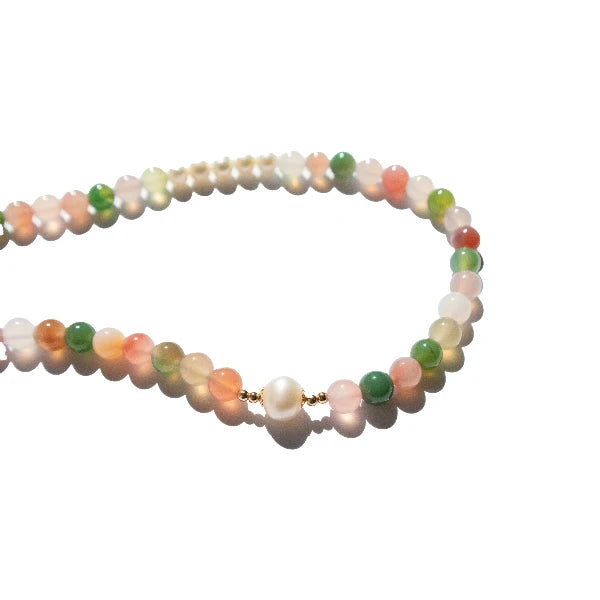 Summer Agate Choker Necklace