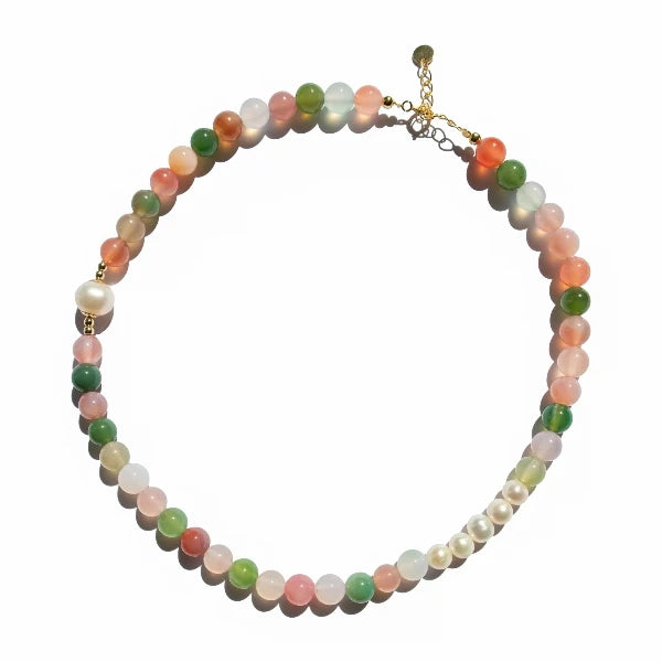 Summer Agate Choker Necklace