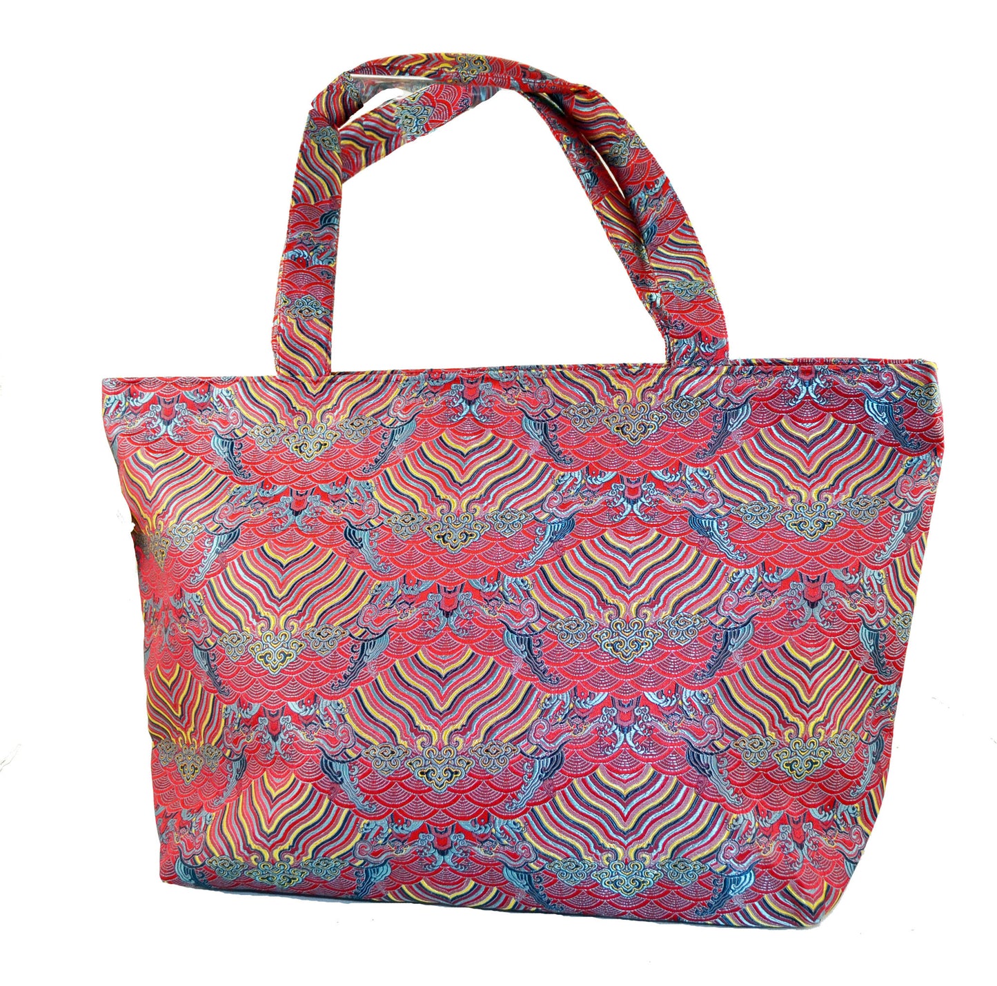 Imperial Silk Damask Tote