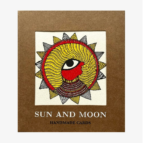 Sun and Moon Handmade Notecards