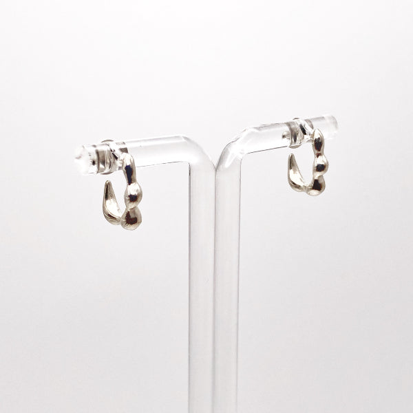 Driblet Silver Earrings