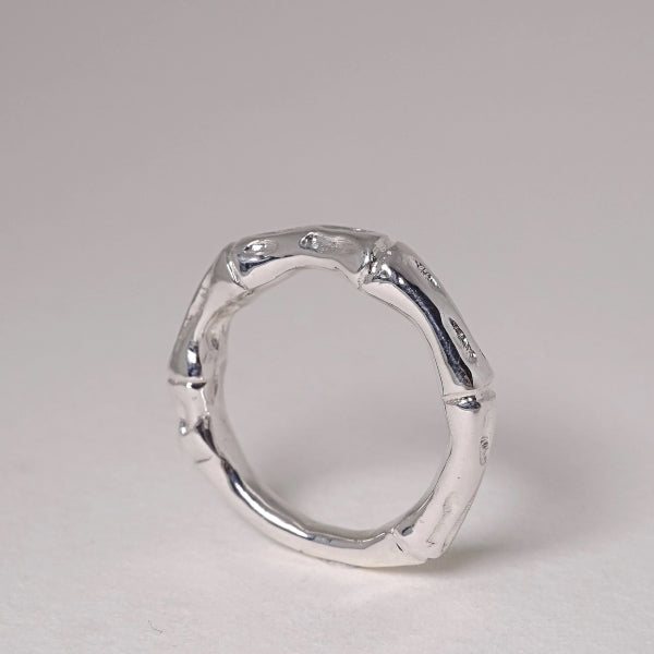 Bamboo Silver Ring