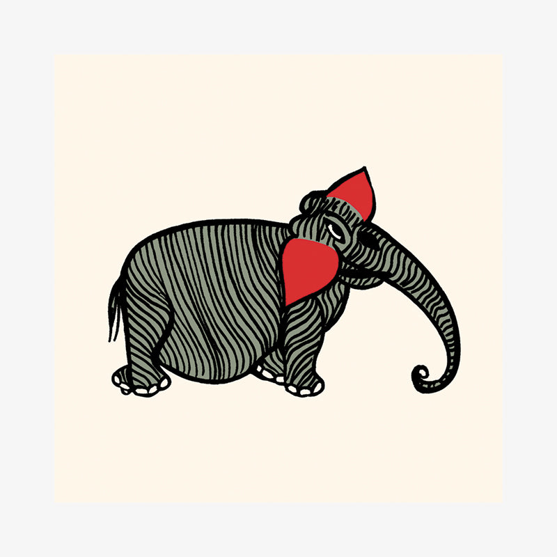 Handmade Elephant Note Cards