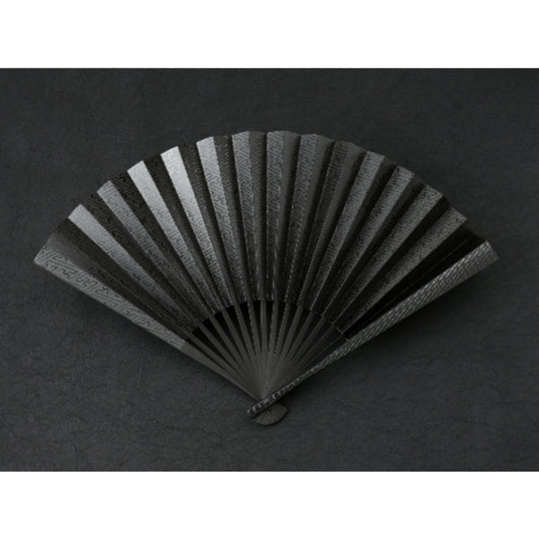 Kokusen Paper Black Red Fan