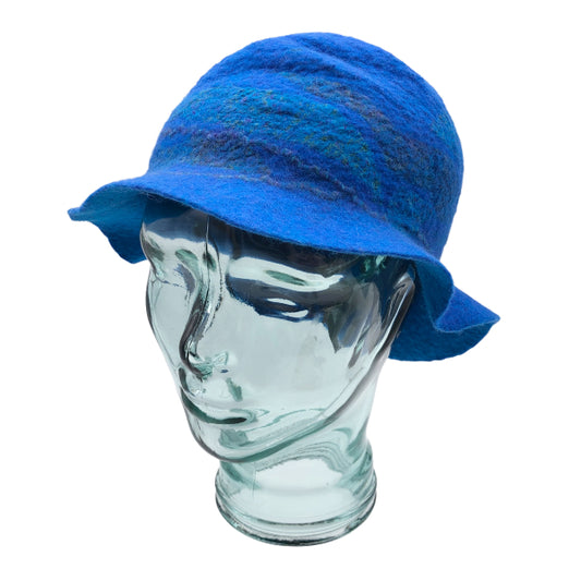 Blue Wave Felt Hat