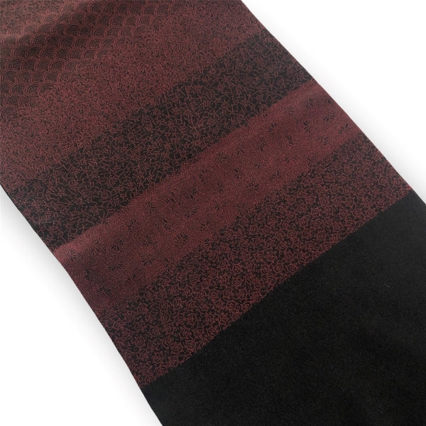 Black w/Red Edo-Komon Dye Scarf
